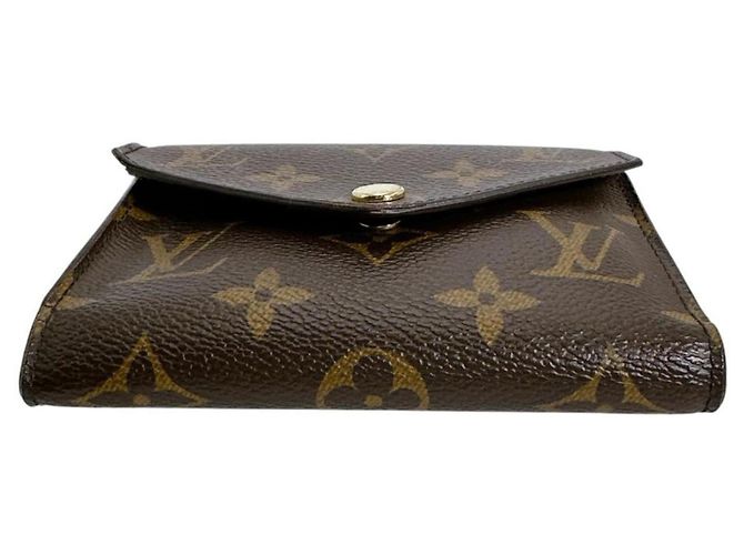 Cartera plegable Victorine Monogram Louis Vuitton Castaño - vista 4