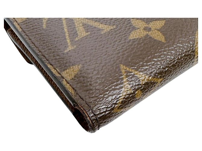 Cartera plegable Victorine Monogram Louis Vuitton Castaño - vista 6