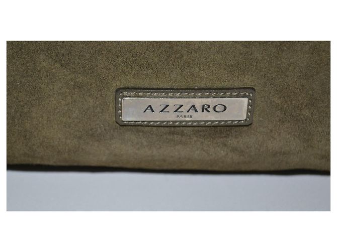 Borsa a mano Azzaro Scamosciata Verde Oliva - vista 2
