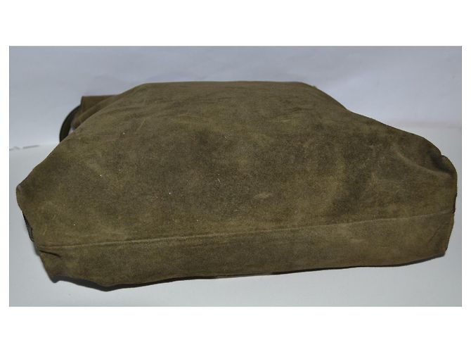 Borsa a mano Azzaro Scamosciata Verde Oliva - vista 5