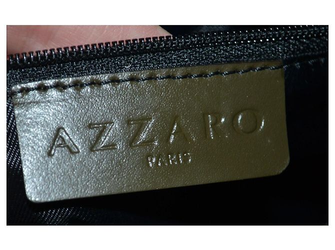 Borsa a mano Azzaro Scamosciata Verde Oliva - vista 7