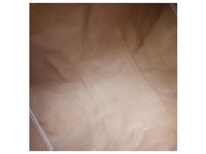 Borsa Keepall Louis Vuitton in tela Monogram 50 Marrone - vista 5