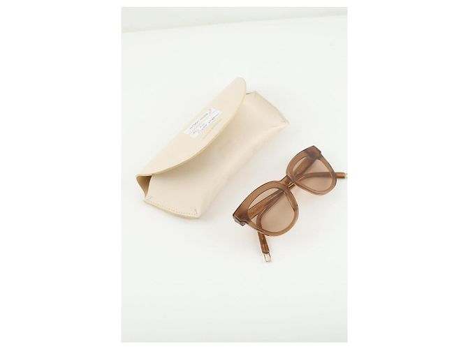 Autre Marque Braune Sonnenbrille - Ansicht 6