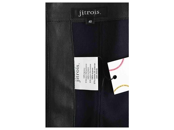 Jitrois Schwarzes Leder-Bustier - Ansicht 5