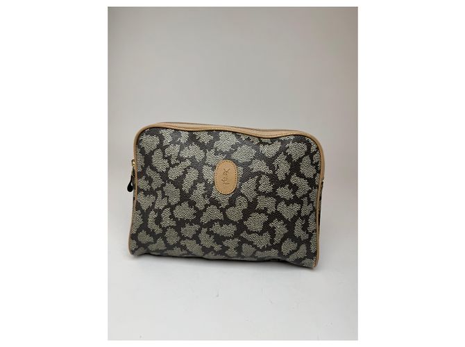 Borsa Cosmetica Vintage Yves Saint Laurent Nero - vista 14