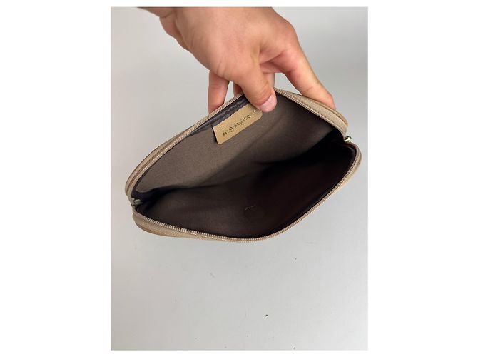 Borsa Cosmetica Vintage Yves Saint Laurent Nero - vista 3