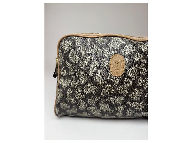 Borsa Cosmetica Vintage Yves Saint Laurent Nero - vista 6