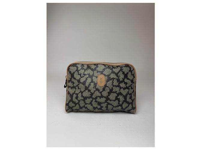 Borsa Cosmetica Vintage Yves Saint Laurent Nero - vista 9