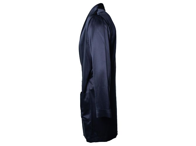 Saint Laurent, blauer Seidenkimono 2022 - Ansicht 2