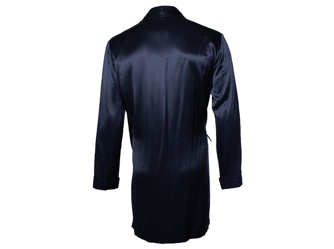 Saint Laurent, blauer Seidenkimono 2022 - Ansicht 3