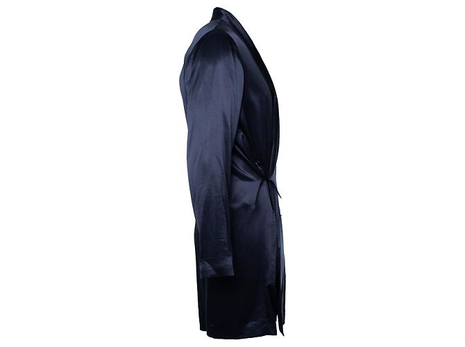 Saint Laurent, blauer Seidenkimono 2022 - Ansicht 4