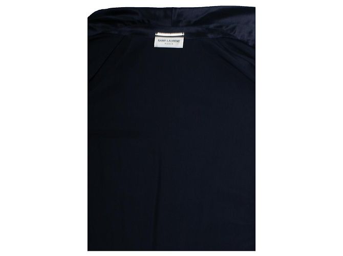 Saint Laurent, blauer Seidenkimono 2022 - Ansicht 5