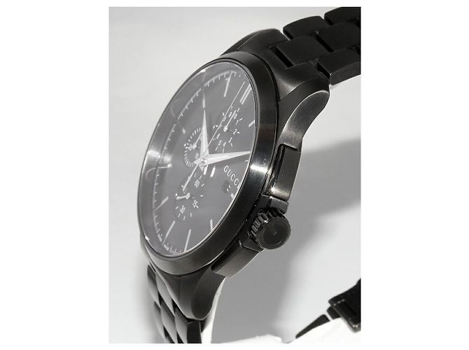 Gucci G-Timeless Chronograph YA126274 mit schwarzem Zifferblatt - Ansicht 4