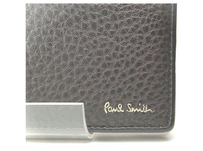 Paul Smith Leder Geldbörse im Querformat Schwarz - Ansicht 2