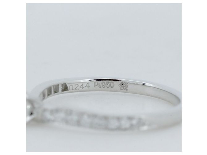 Autre Marque Pt950 Diamantring Niwaka Karahana Silber - Ansicht 4