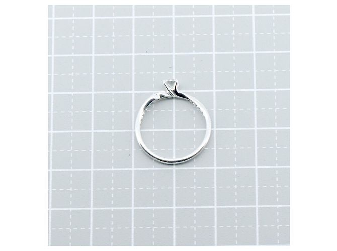 Autre Marque Pt950 Diamantring Niwaka Karahana Silber - Ansicht 5