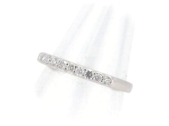 Autre Marque Ponte Vecchio Diamant Au750 Halb-Ewigkeit Ring Silber - Ansicht 2