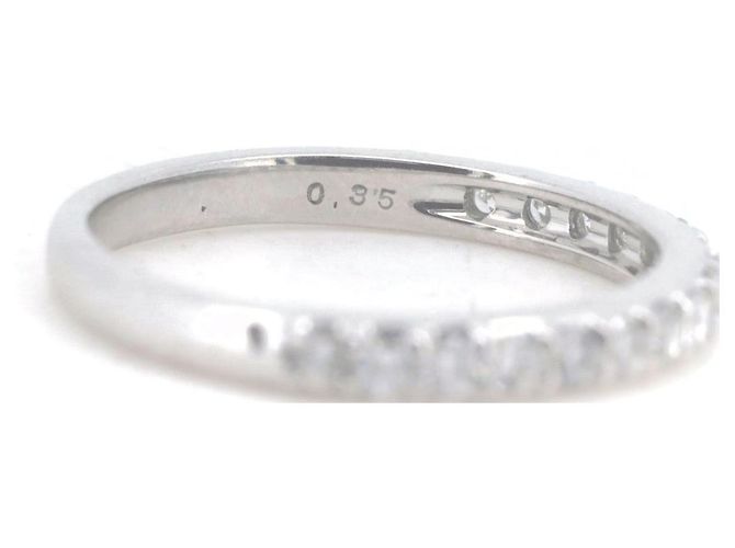 Autre Marque Ponte Vecchio Diamant Au750 Halb-Ewigkeit Ring Silber - Ansicht 4