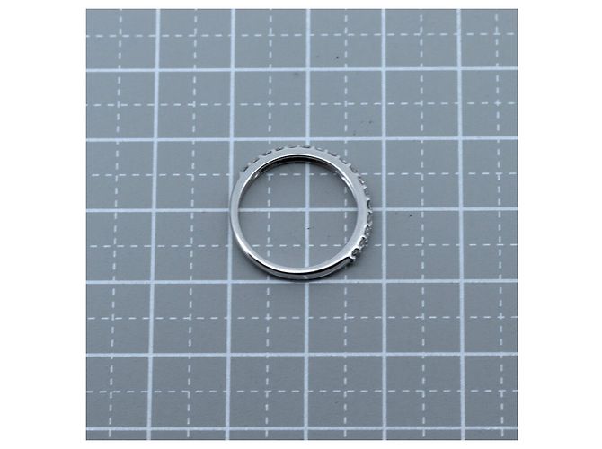 Autre Marque Ponte Vecchio Diamant Au750 Halb-Ewigkeit Ring Silber - Ansicht 5