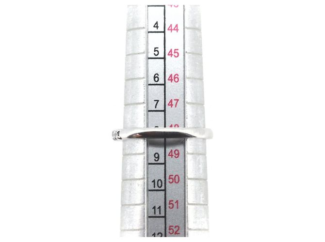 Autre Marque Ponte Vecchio Diamant Au750 Halb-Ewigkeit Ring Silber - Ansicht 7