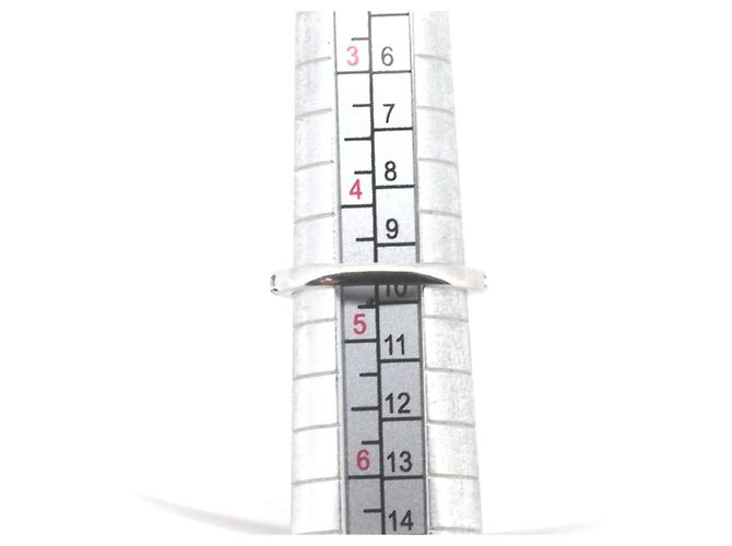 Autre Marque Ponte Vecchio Diamant Au750 Halb-Ewigkeit Ring Silber - Ansicht 8