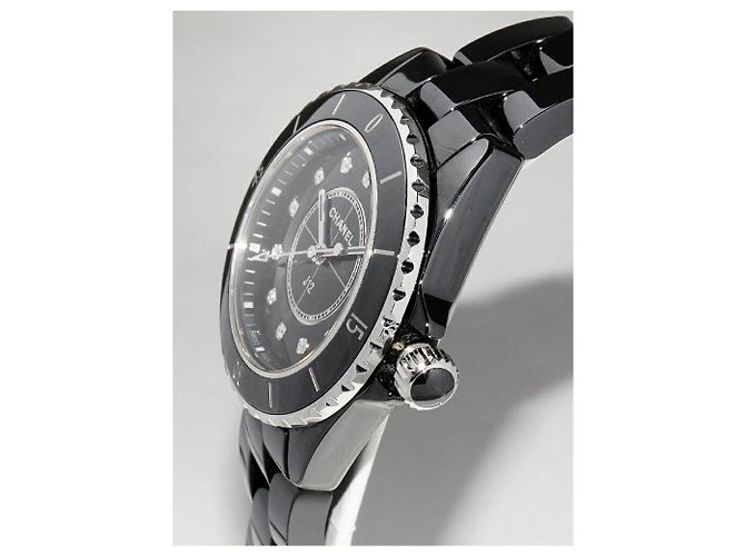 Chanel J12 Uhr aus schwarzer Keramik H5701 - Ansicht 3