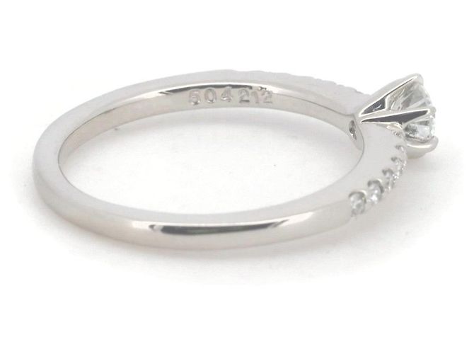 Autre Marque Royal Asscher PT950 Diamantring Silber - Ansicht 5