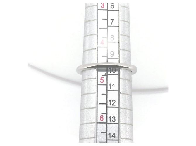 Autre Marque Royal Asscher PT950 Diamantring Silber - Ansicht 9