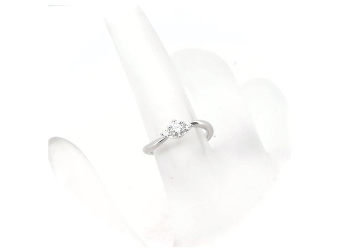 Autre Marque D&D144 PT900 Diamantring Silber - Ansicht 5