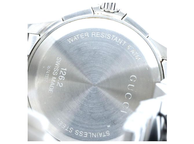 Gucci G-Timeless Edelstahl-Chronograph Blau - Ansicht 3