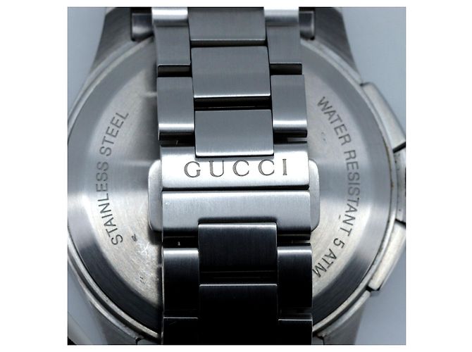 Gucci G-Timeless Edelstahl-Chronograph Blau - Ansicht 4