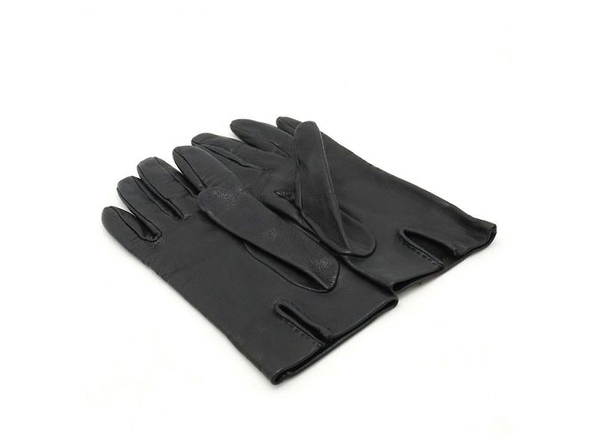 Luvas de couro Hermès Preto - vista 2