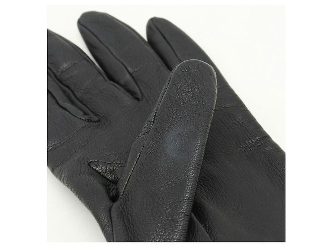 Luvas de couro Hermès Preto - vista 3