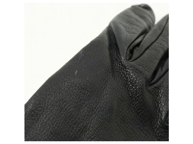 Luvas de couro Hermès Preto - vista 4