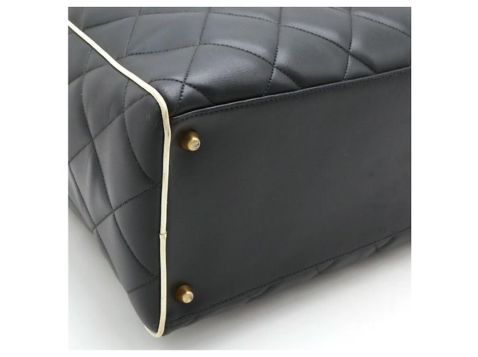 Bowling Borsa da viaggio in pelle Chanel Nero - vista 3