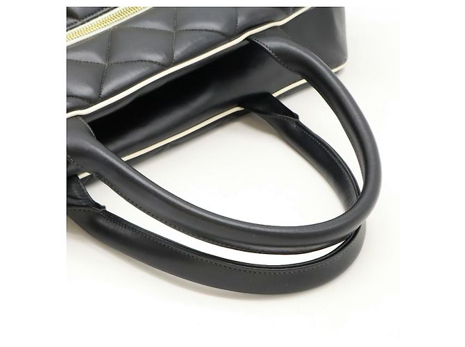 Bowling Borsa da viaggio in pelle Chanel Nero - vista 4