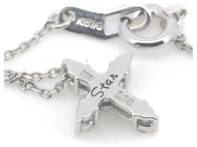 Autre Marque Collana Croce in Diamante Star Jewelry Au750 - vista 4
