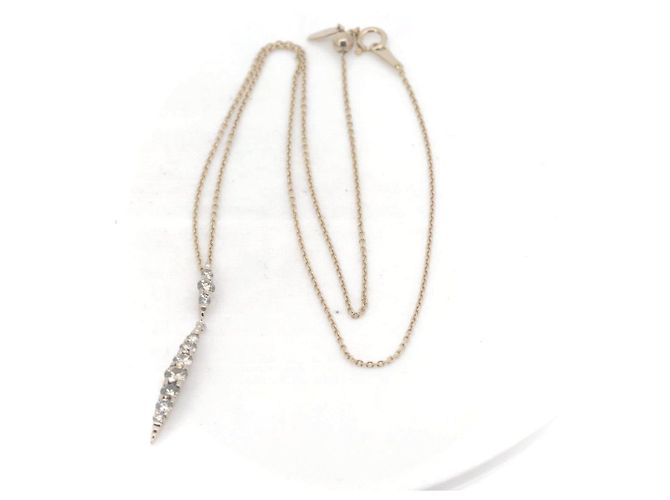 Autre Marque Collana di diamanti Kashikey Naked Au750 Bronzo - vista 2