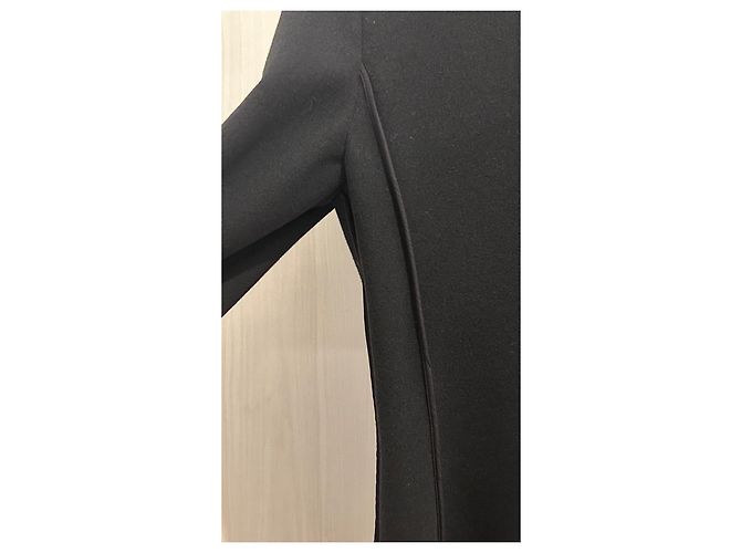 Autre Marque Narciso Rodriguez Schwarzer Wollblazer Kurz - Ansicht 10