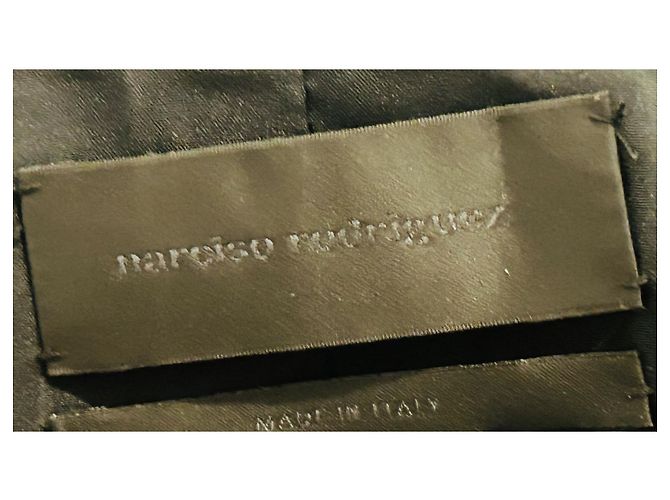 Autre Marque Narciso Rodriguez Schwarzer Wollblazer Kurz - Ansicht 5