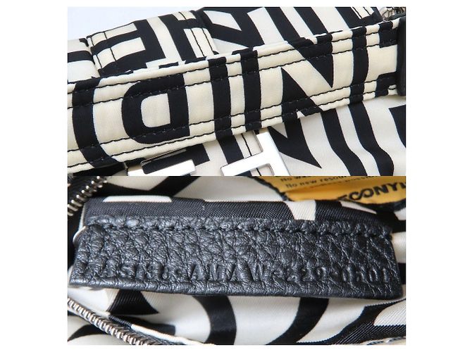 Fendi Mini Custodia per Telefono Bucket Nero Bianco - vista 5