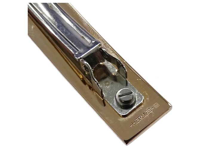 Hermès Hermès Irene GM Barrette Argento D'oro - vista 7