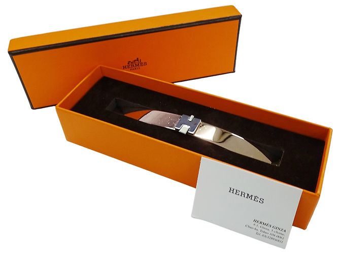 Hermès Hermès Irene GM Barrette Argento D'oro - vista 8