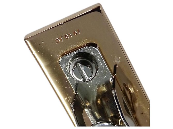 Hermès Hermès Irene GM Barrette Argento D'oro - vista 9