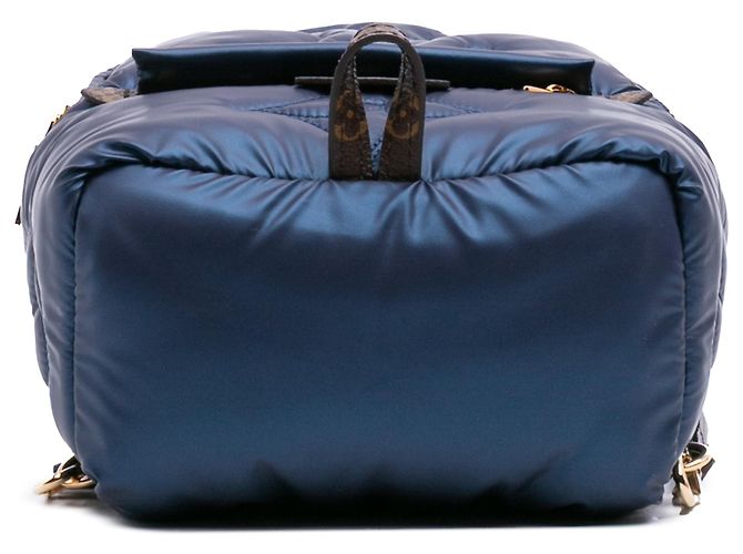 Coussin Cuscino Mini Palm Springs Monogram Econyl Blu Louis Vuitton Blu navy - vista 3