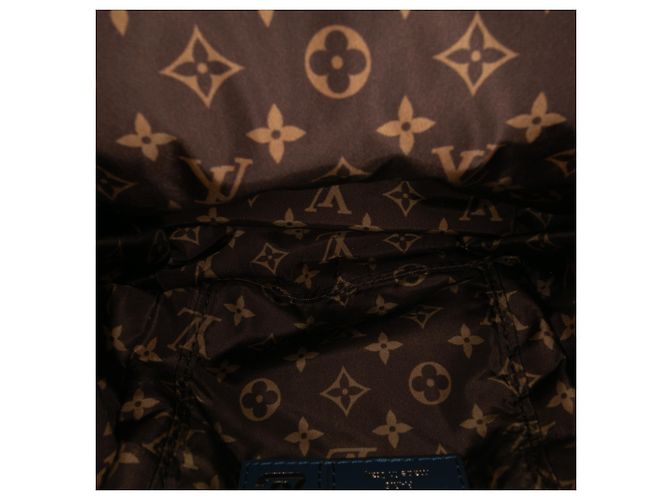 Coussin Cuscino Mini Palm Springs Monogram Econyl Blu Louis Vuitton Blu navy - vista 4