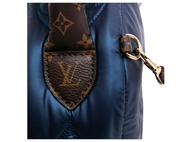 Coussin Cuscino Mini Palm Springs Monogram Econyl Blu Louis Vuitton Blu navy - vista 9