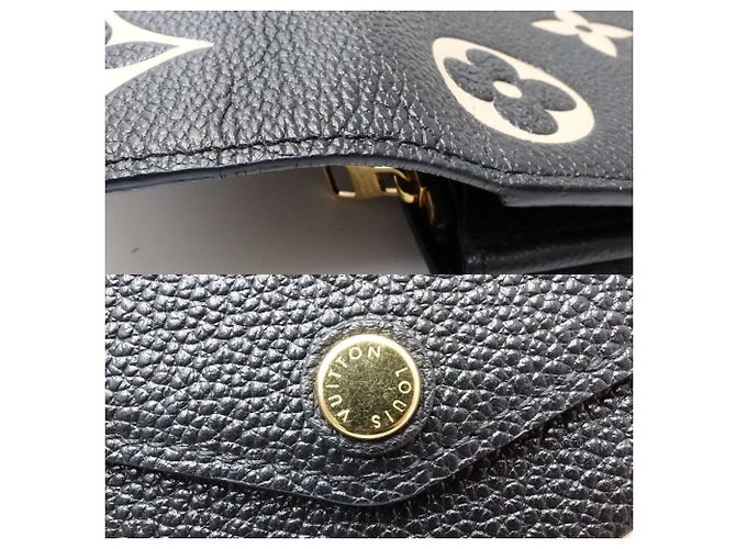 Cartera Larga Louis Vuitton M80496 Negro Beige - vista 5
