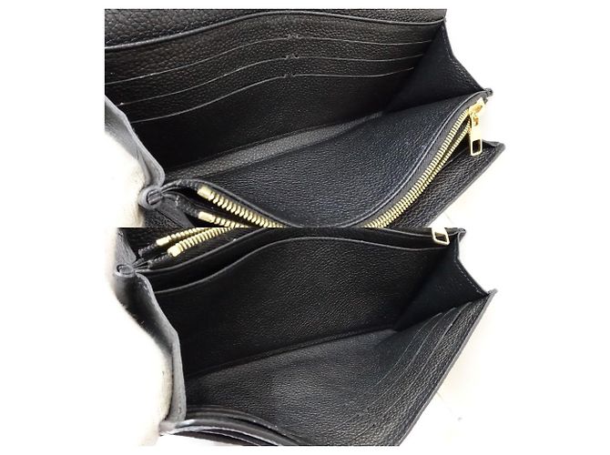 Cartera Larga Louis Vuitton M80496 Negro Beige - vista 8