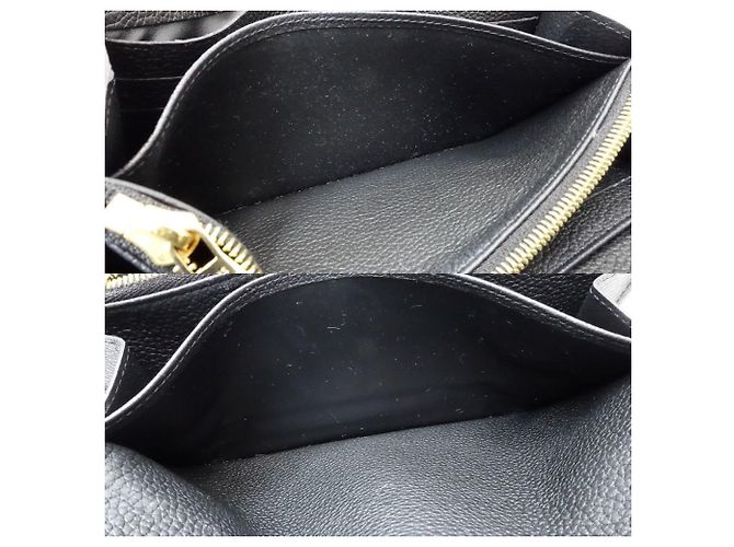 Cartera Larga Louis Vuitton M80496 Negro Beige - vista 9